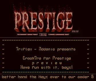 Cracktro for Prestige