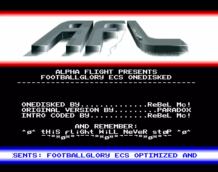 Football Glory One Disk