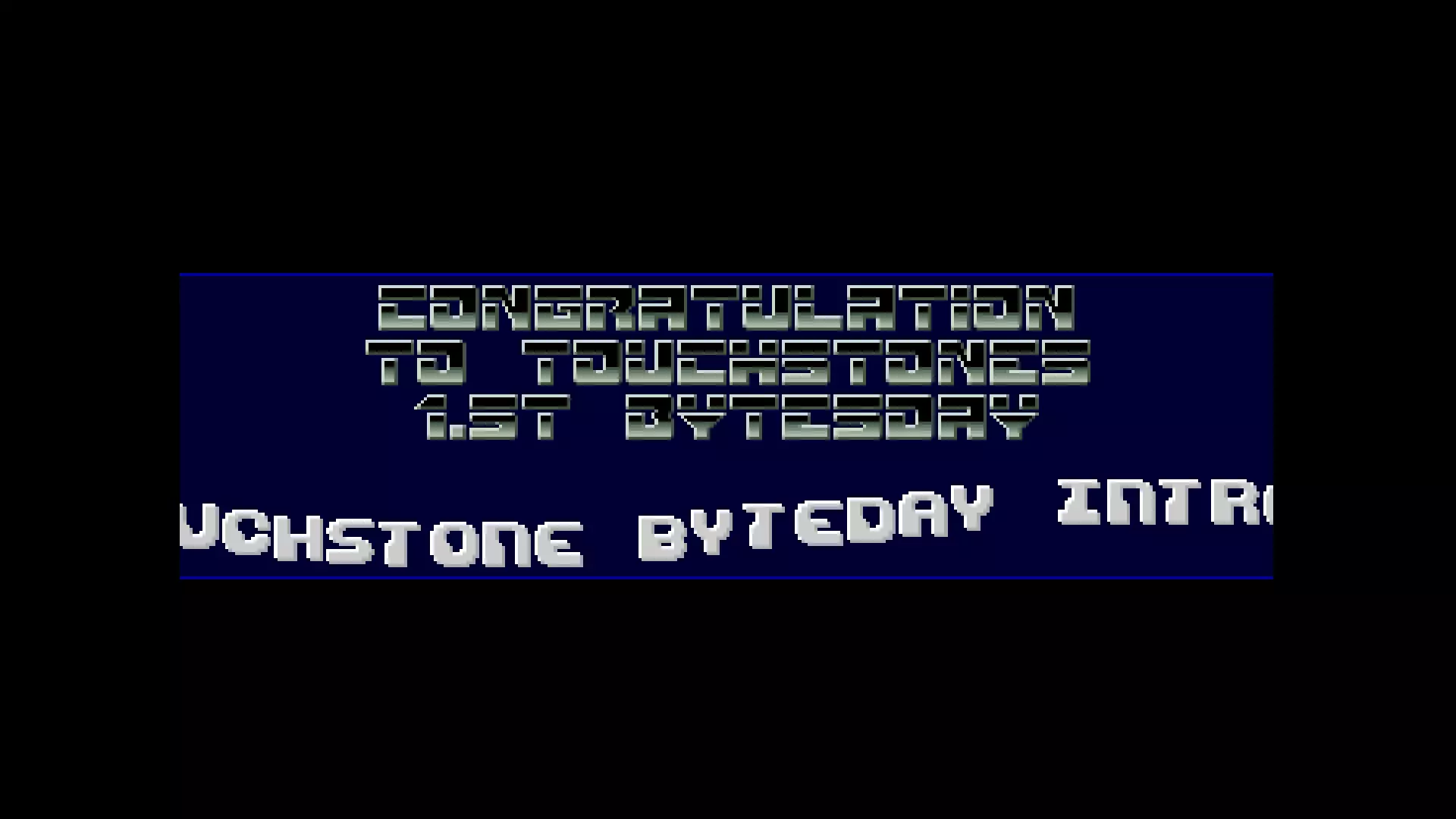 Touchstone Byteday Intro