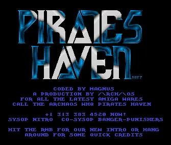 Pirate's Haven BBS Demo