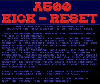 A500 Kick Reset