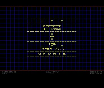 UDO Typer v1.1 Intro