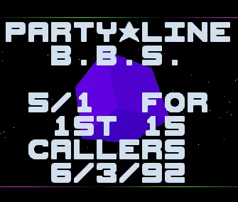 Partyline BBS Intro