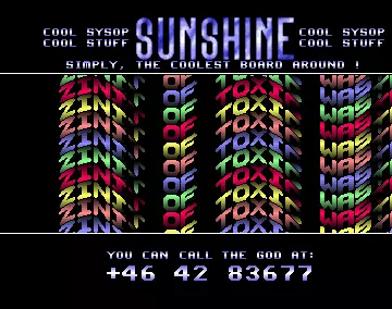 Sunshine BBS Intro