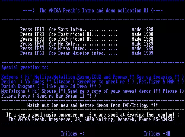 Amiga Freak's Intros and Demo Collection 1