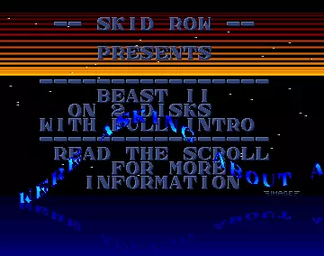 Shadow Of The Beast II - 2 Disks & Intro