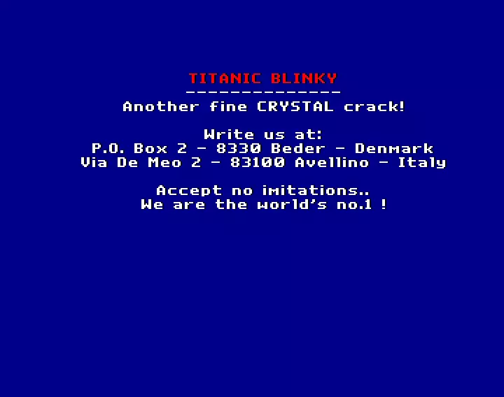 Titanic Blinky