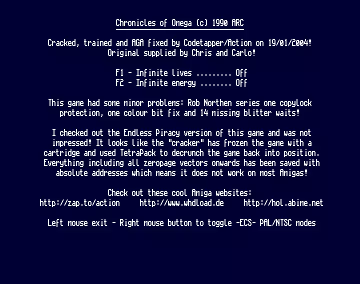 Chronicles of Omega +2