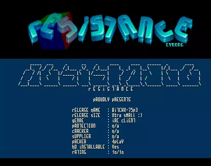 Bitch X 75p3 (1999) by Resistance
