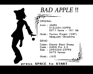 Bad Apple (vectorized)