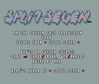 Split 7 BBS Intro 2