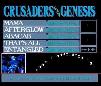 Crusaders Does Genesis