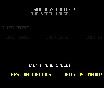 The Yench House BBS Intro