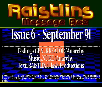 Raistlin's Message Box 06 (09/91)