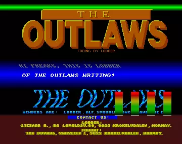 Outlaws First