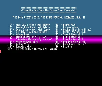 Foxy Utility Disk Final Version