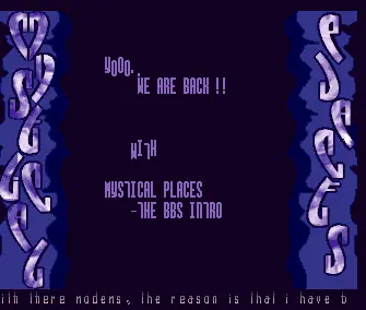 Mystical Places BBS Intro