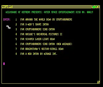 Outer Space Entertainment Disk 19