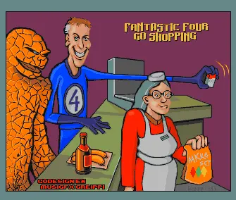 Fantastic Four Go Shopping
