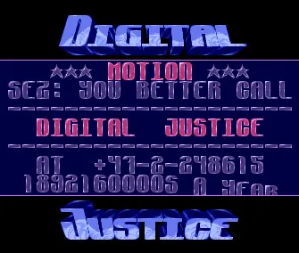 Digital Justice BBS Intro