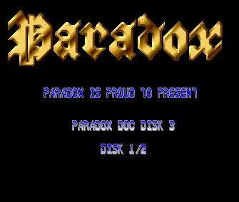 Paradox Doc Disk 3 Intro