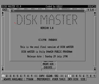 Disk Master v3.0