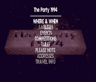 The Party 1994 Invitation