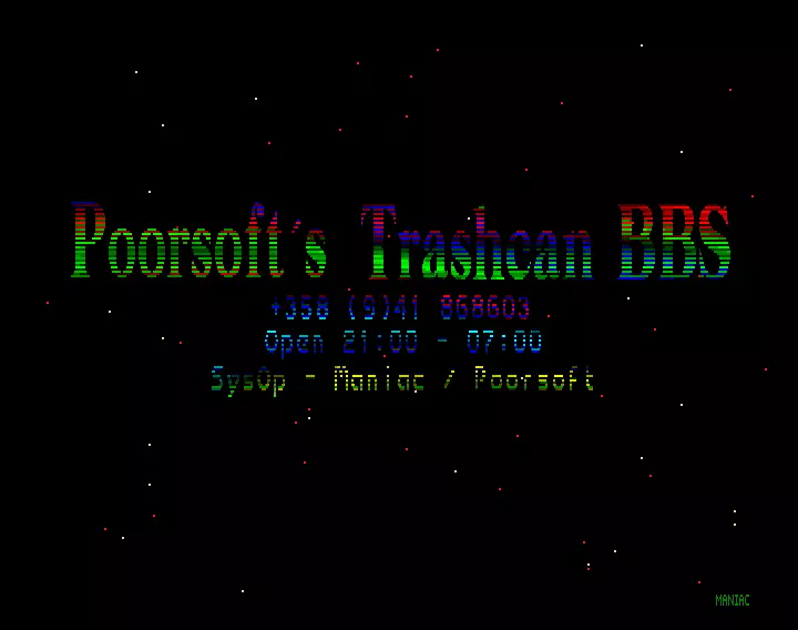 Trashcan BBS Intro